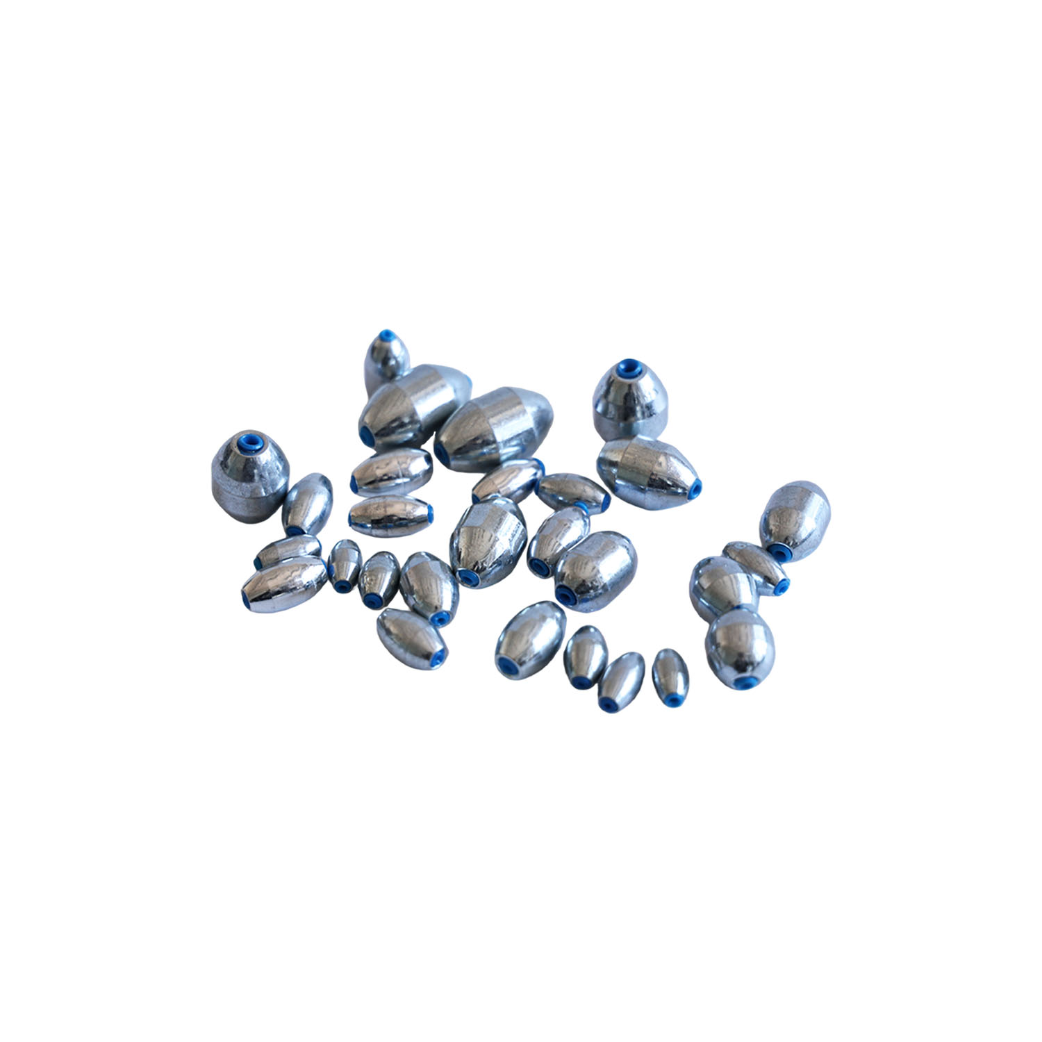 3g-40g Lead Free Alloy Olive Fishing Sinker With Plastic Core For Carp Fishing