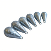 Heavy Duty Cast Iron Teardrop Sinkers for Deep Sea Fishing