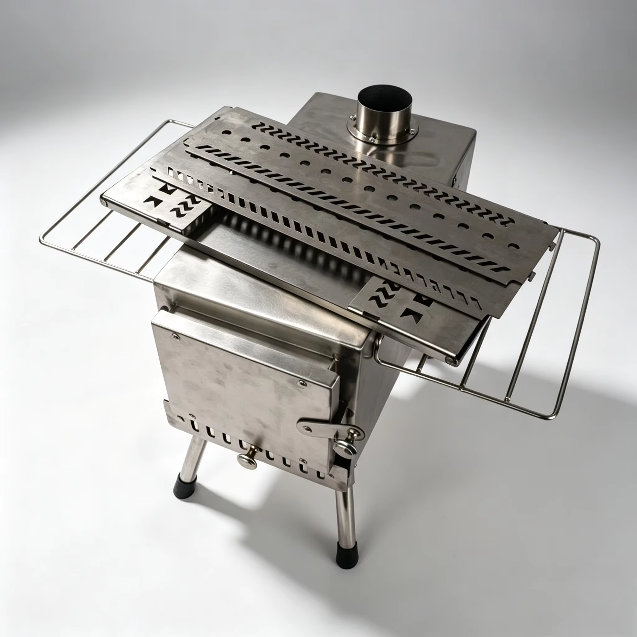 SN360 Portable Wood Sauna Stove With Chimney