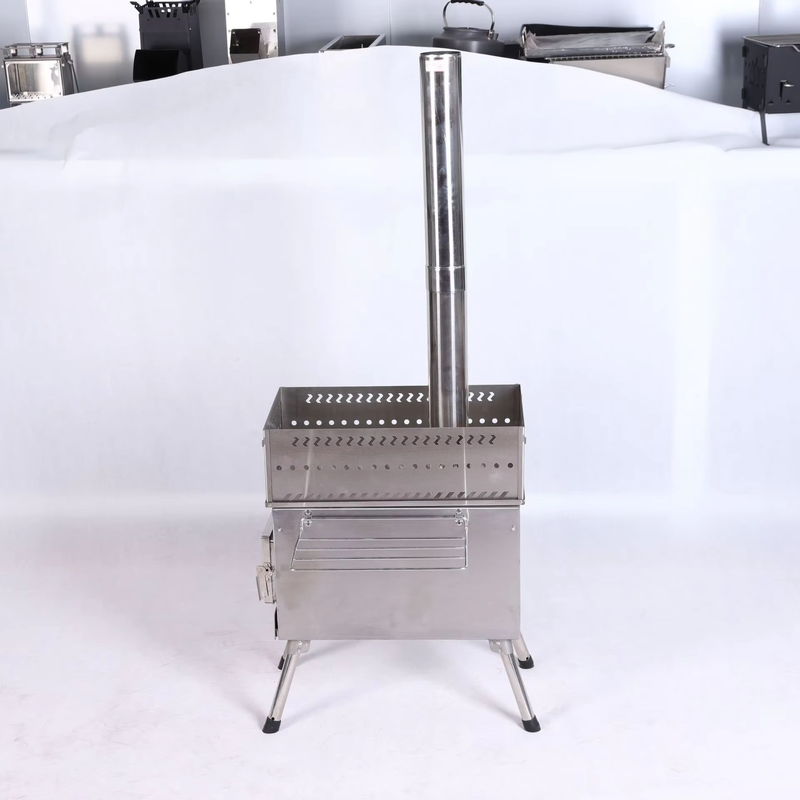 SN360 Portable Wood Sauna Stove With Chimney