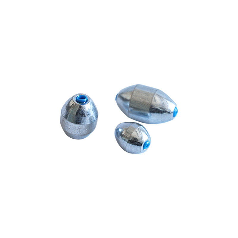 3g-40g Lead Free Alloy Olive Fishing Sinker With Plastic Core For Carp Fishing