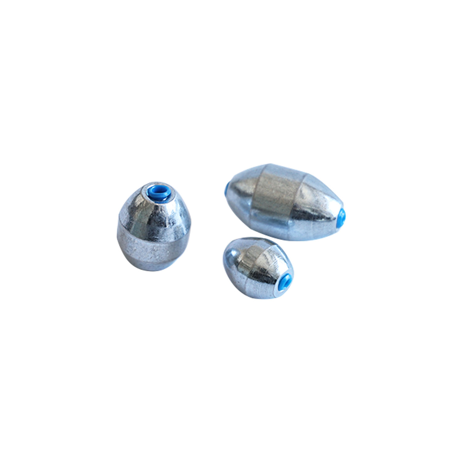3g-40g Lead Free Alloy Olive Fishing Sinker With Plastic Core For Carp Fishing