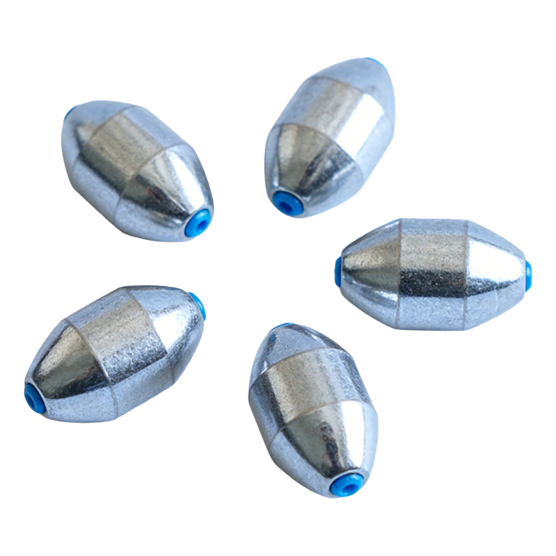 3g-40g Lead Free Alloy Olive Fishing Sinker With Plastic Core For Carp Fishing